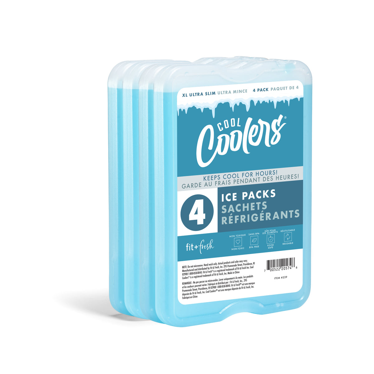 Cool Coolers XL Ice, Clear Blue – Fit + Fresh Online Store