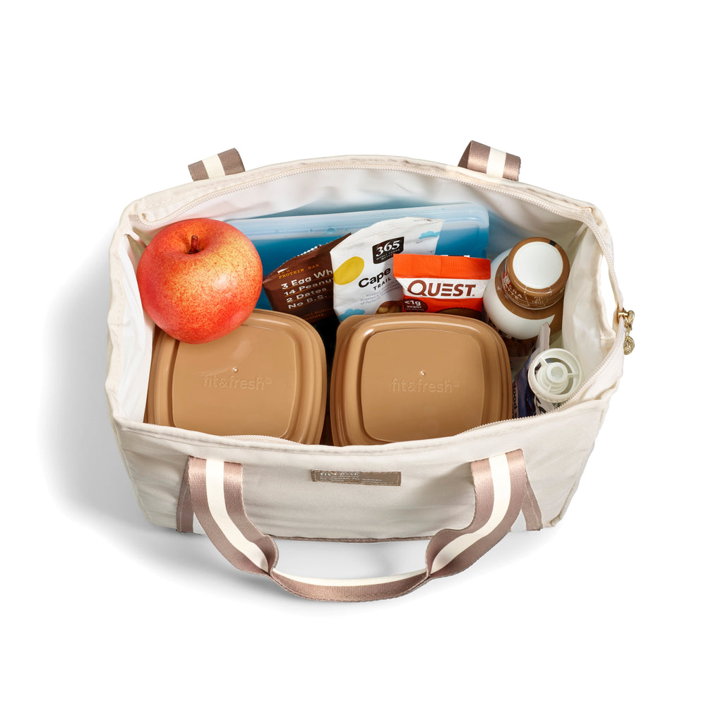 Everleigh Lunch Bag with Lunch Kit, Cream