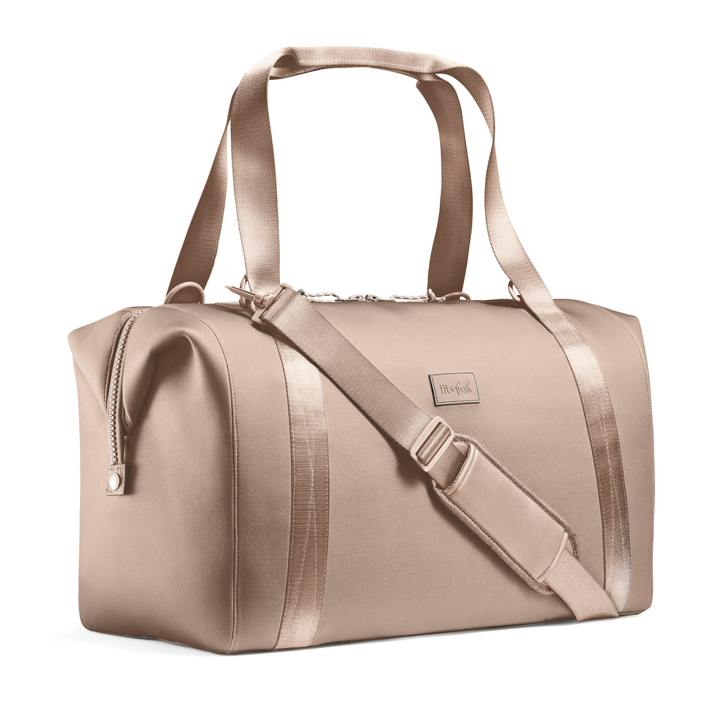 Neoprene Adult Travel Duffel, Taupe