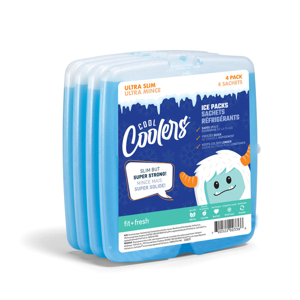 Cool Coolers Kids Slim Ice, Clear Blue