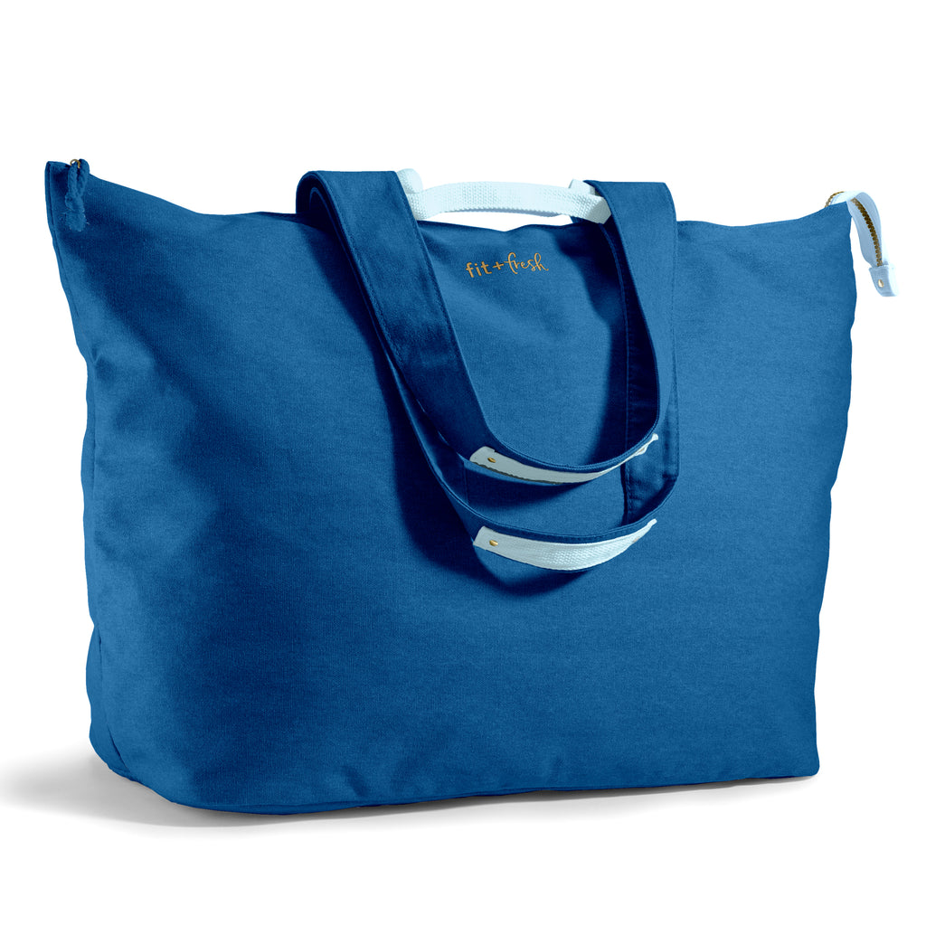 All The Things XL Travel Tote Bag, Cobalt
