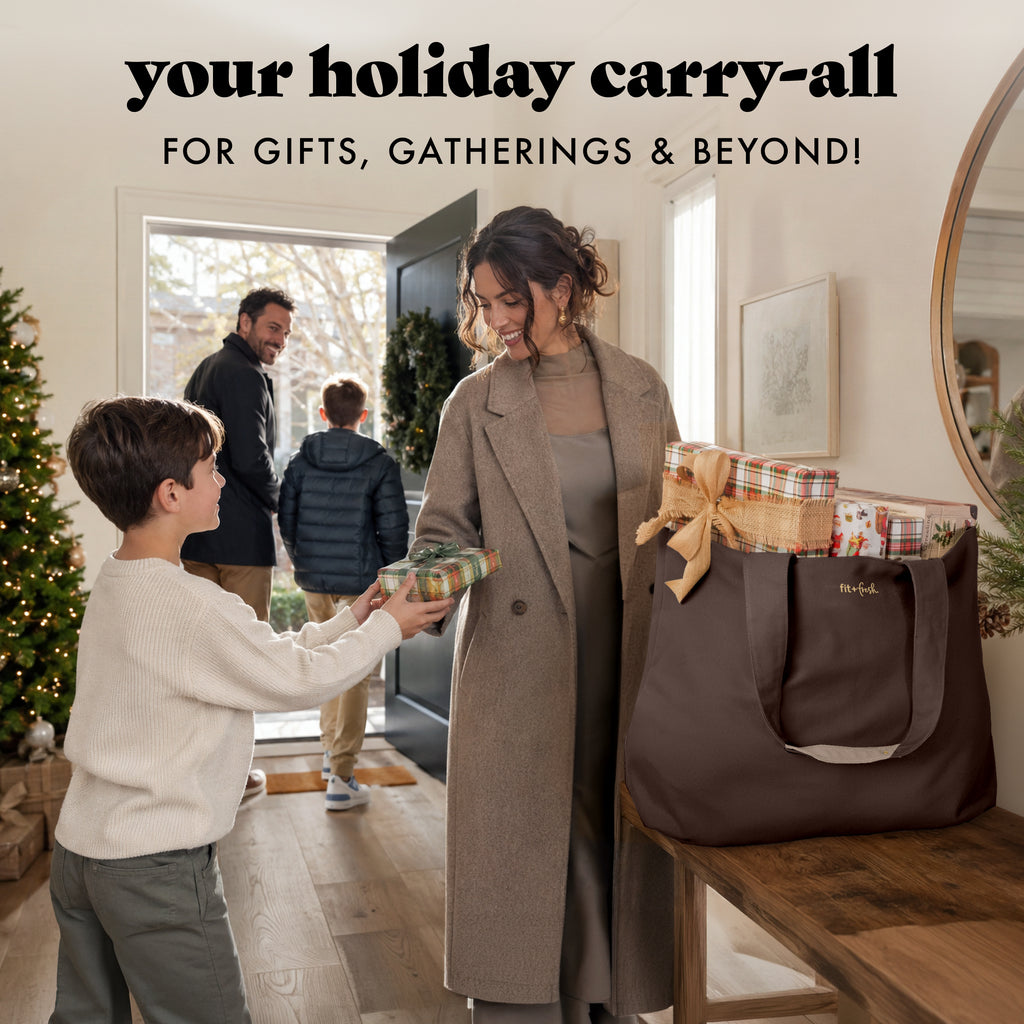 All The Things XL Travel Tote Bag, Chocolate Brown