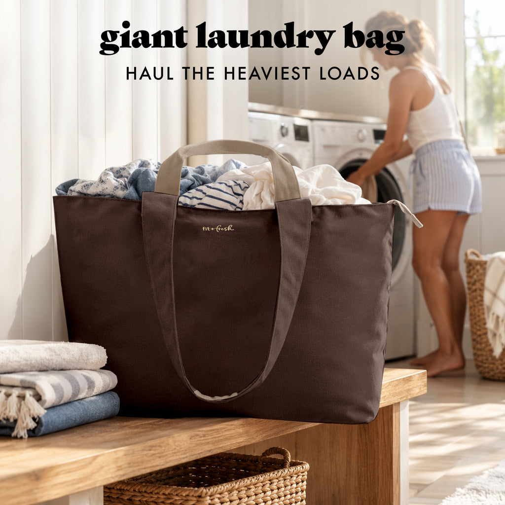 All The Things XL Travel Tote Bag, Chocolate Brown