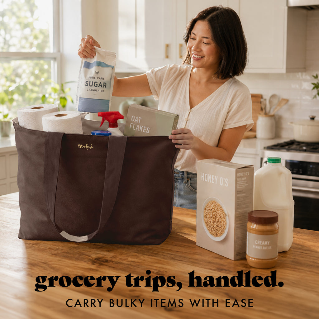 All The Things XL Travel Tote Bag, Chocolate Brown