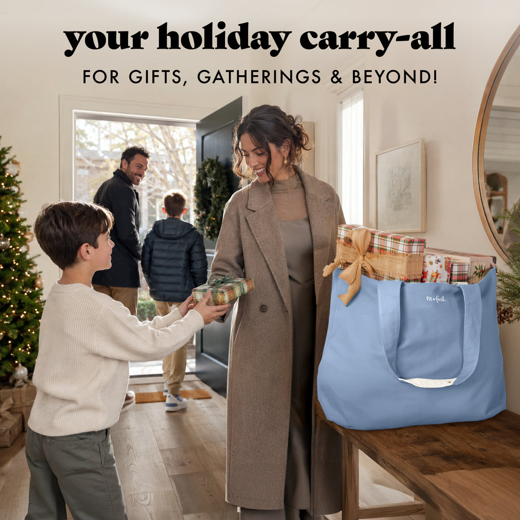 All The Things XL Travel Tote Bag, Denim