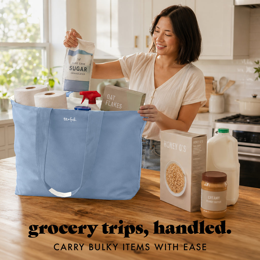 All The Things XL Travel Tote Bag, Denim