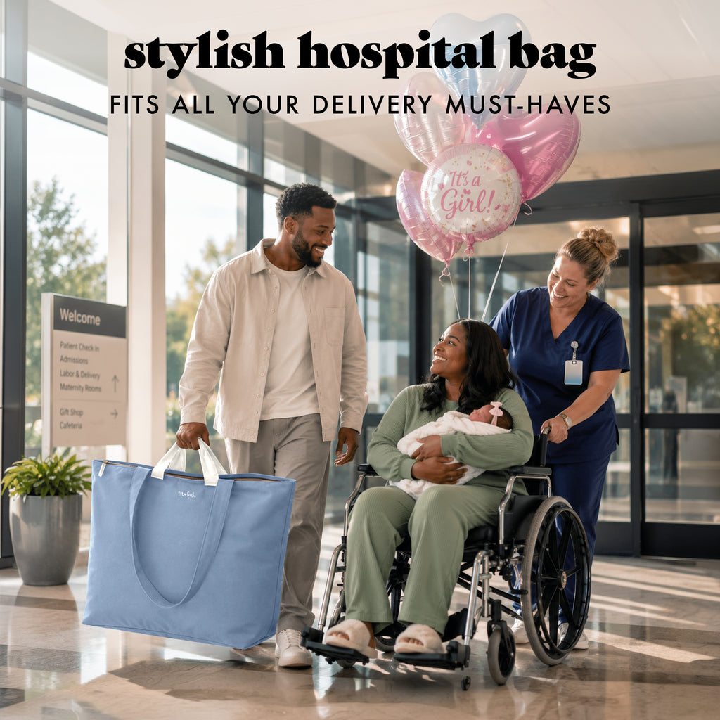 All The Things XL Travel Tote Bag, Denim