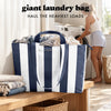 All The Things XL Travel Tote Bag, Navy Stripe