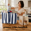 All The Things XL Travel Tote Bag, Navy Stripe