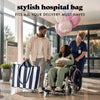 All The Things XL Travel Tote Bag, Navy Stripe