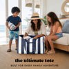 All The Things XL Travel Tote Bag, Navy Stripe