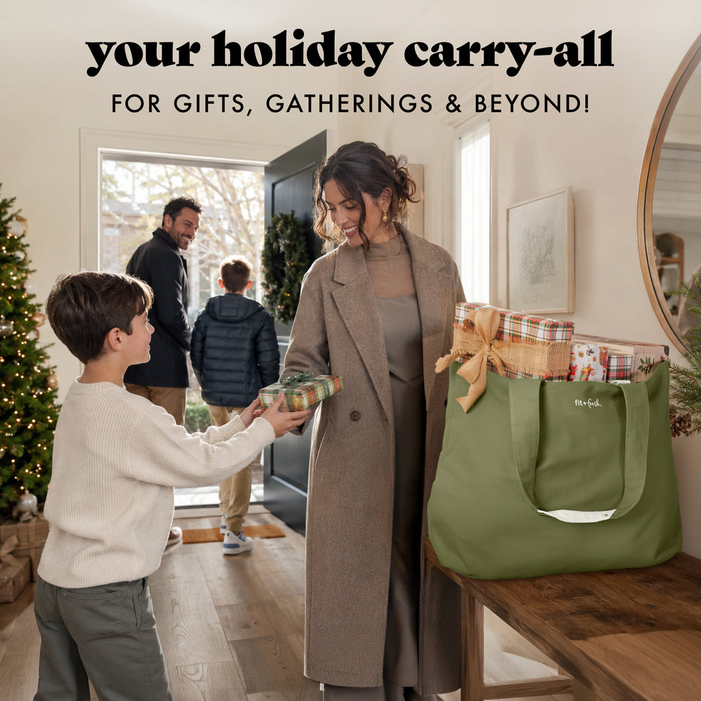 All The Things XL Travel Tote Bag, Olive