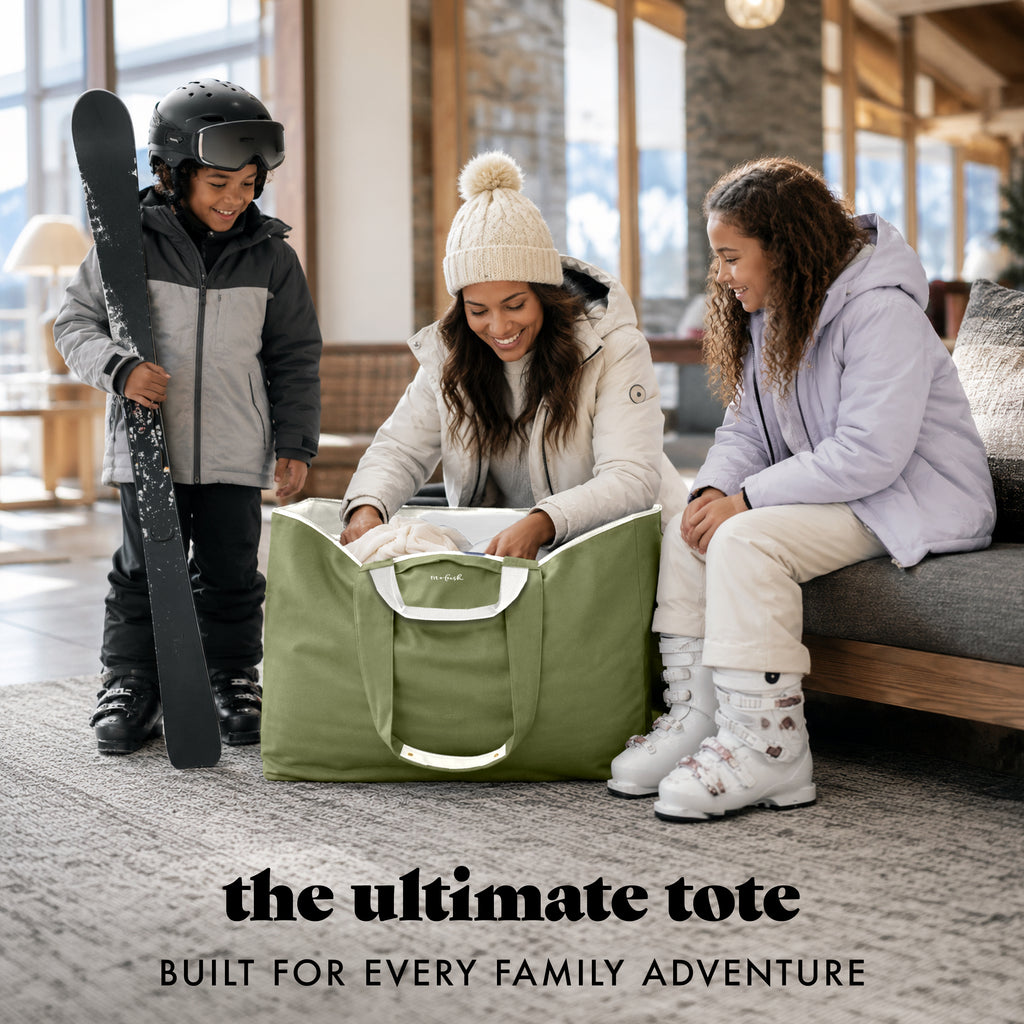 All The Things XL Travel Tote Bag, Olive