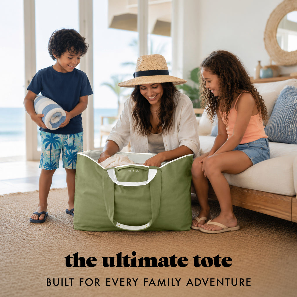 All The Things XL Travel Tote Bag, Olive