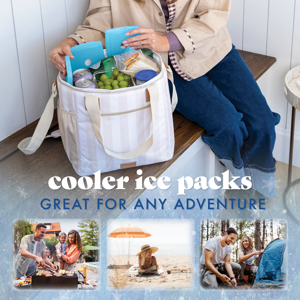 Cool Coolers Adult Slim Ice, Blue