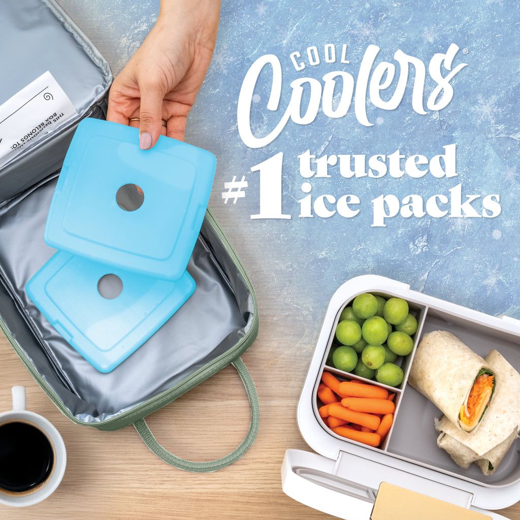 Cool Coolers Adult Slim Ice, Blue