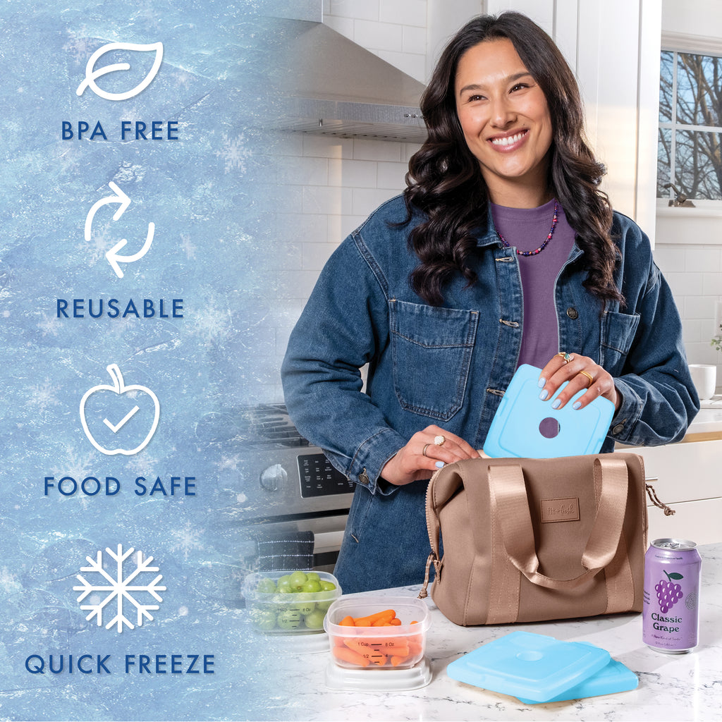 Cool Coolers Adult Slim Ice, Blue