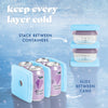 Cool Coolers Adult Slim Ice, Blue