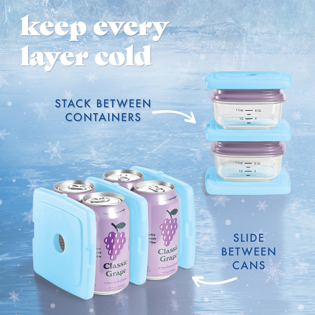 Cool Coolers Adult Slim Ice, Blue