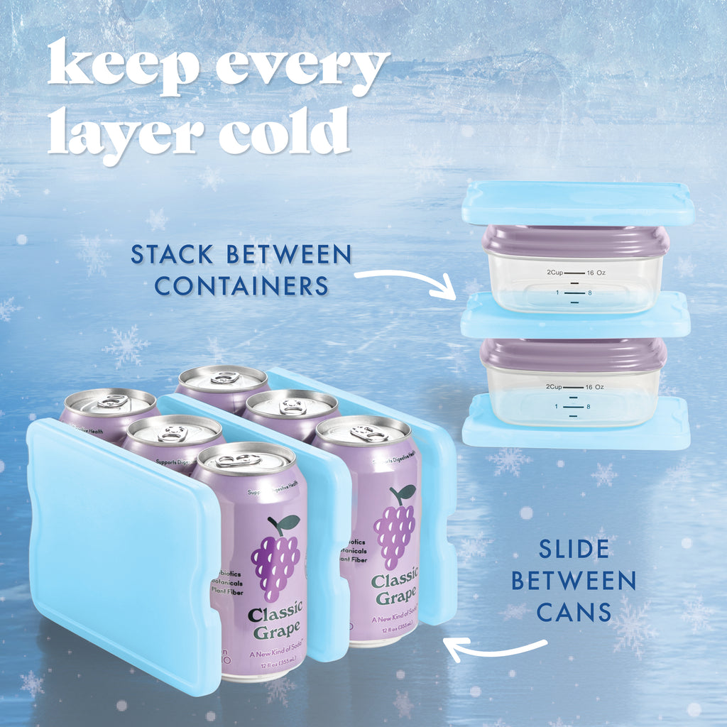 Cool Coolers XL Slim Ice, Blue