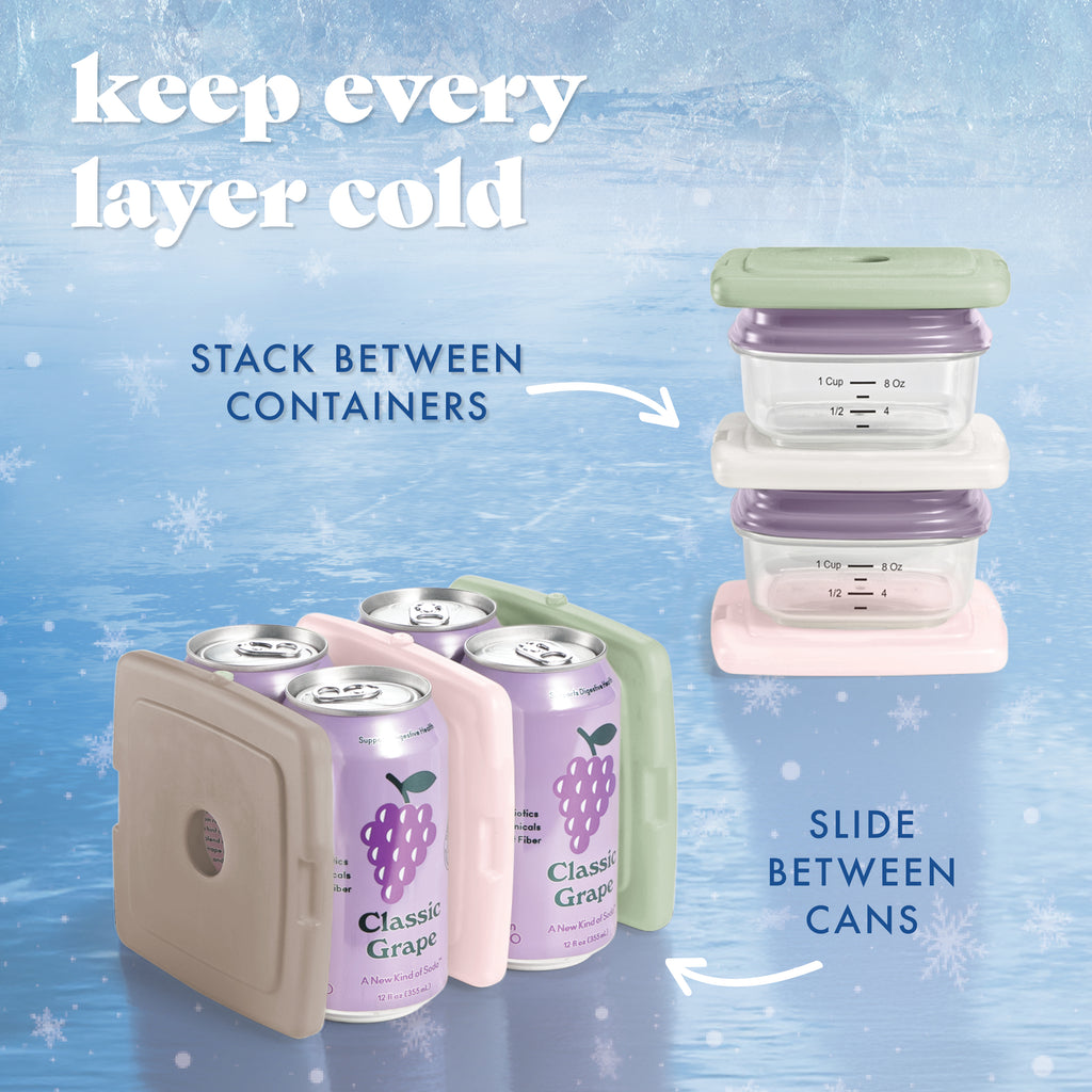 Cool Coolers Adult Slim Ice, Neutral Multicolor