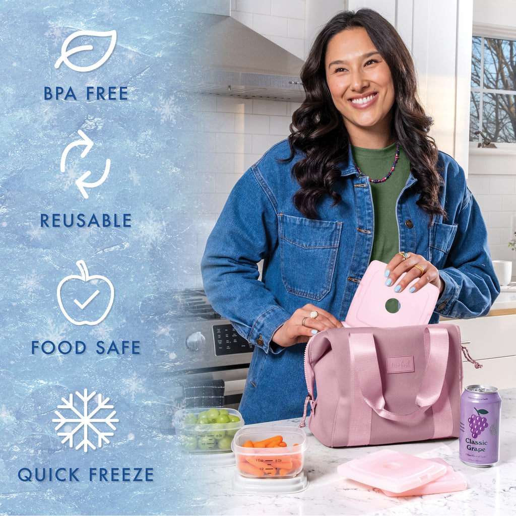 Cool Coolers Adult Slim Ice, Light Pink