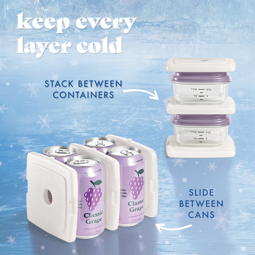 Cool Coolers Adult Slim Ice, Ivory