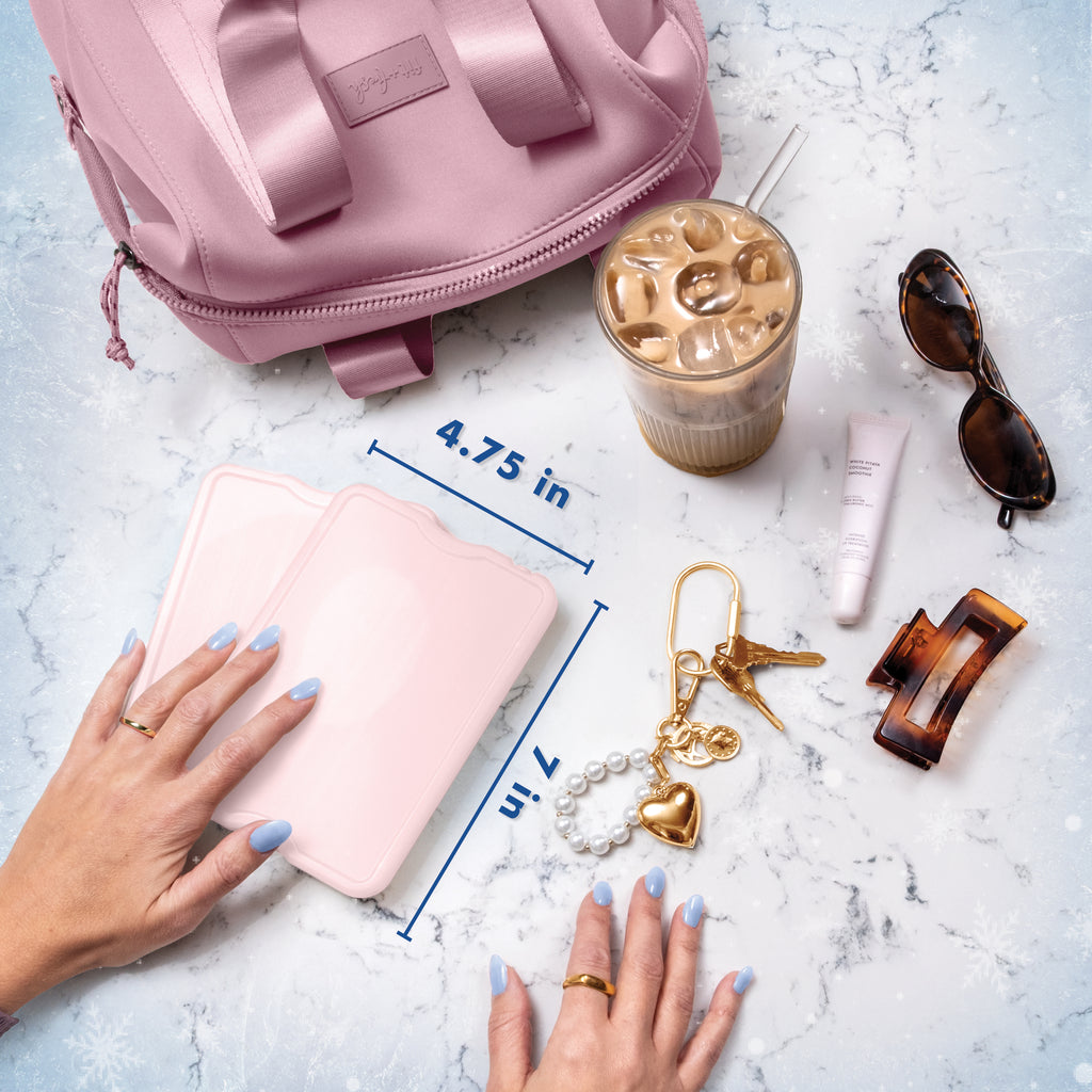 Cool Coolers XL Slim Ice, Light Pink