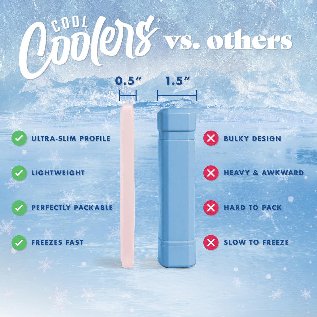 Cool Coolers XL Slim Ice, Neutral Multicolor