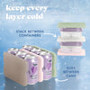 Cool Coolers XL Slim Ice, Neutral Multicolor