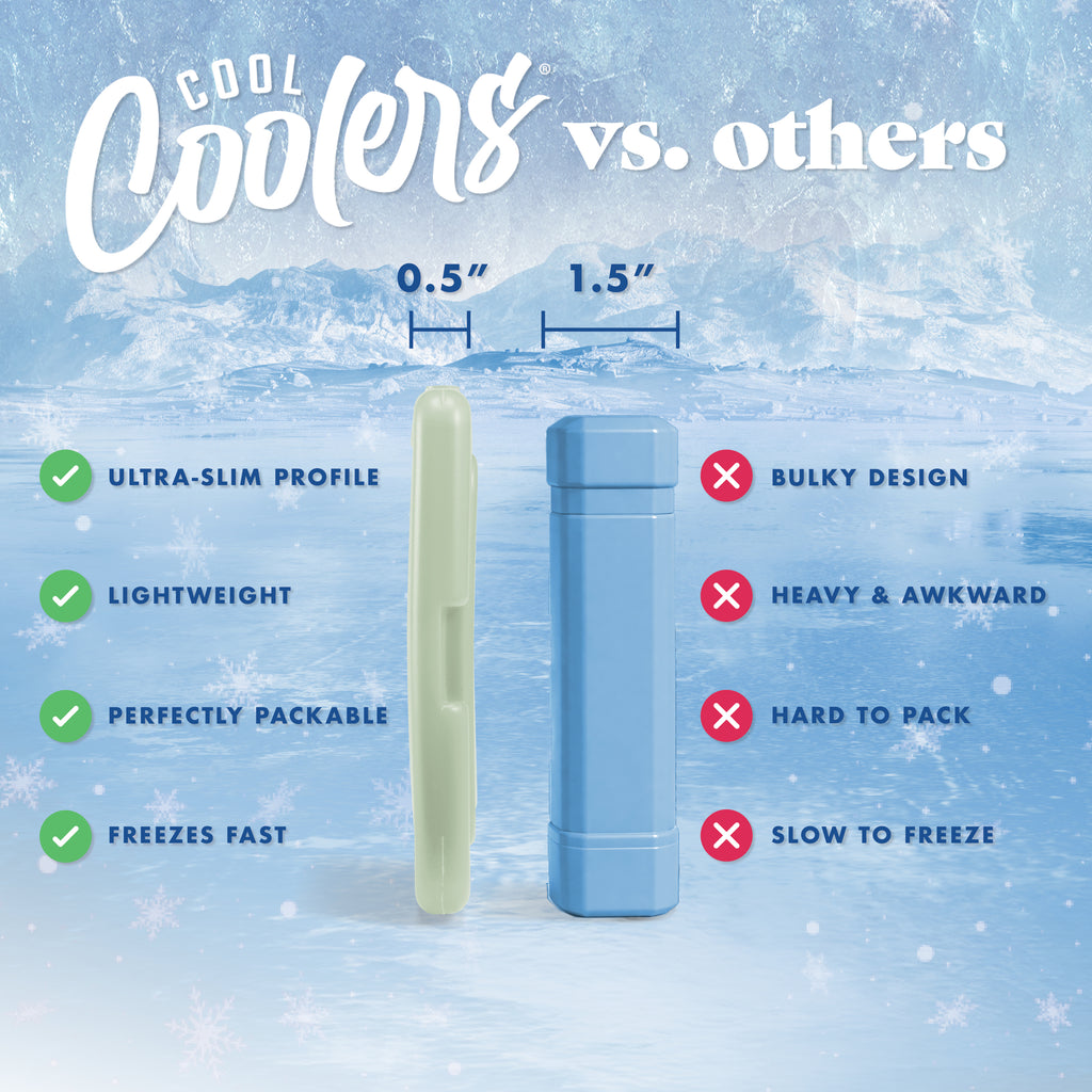 Cool Coolers Adult Slim Ice, Sage