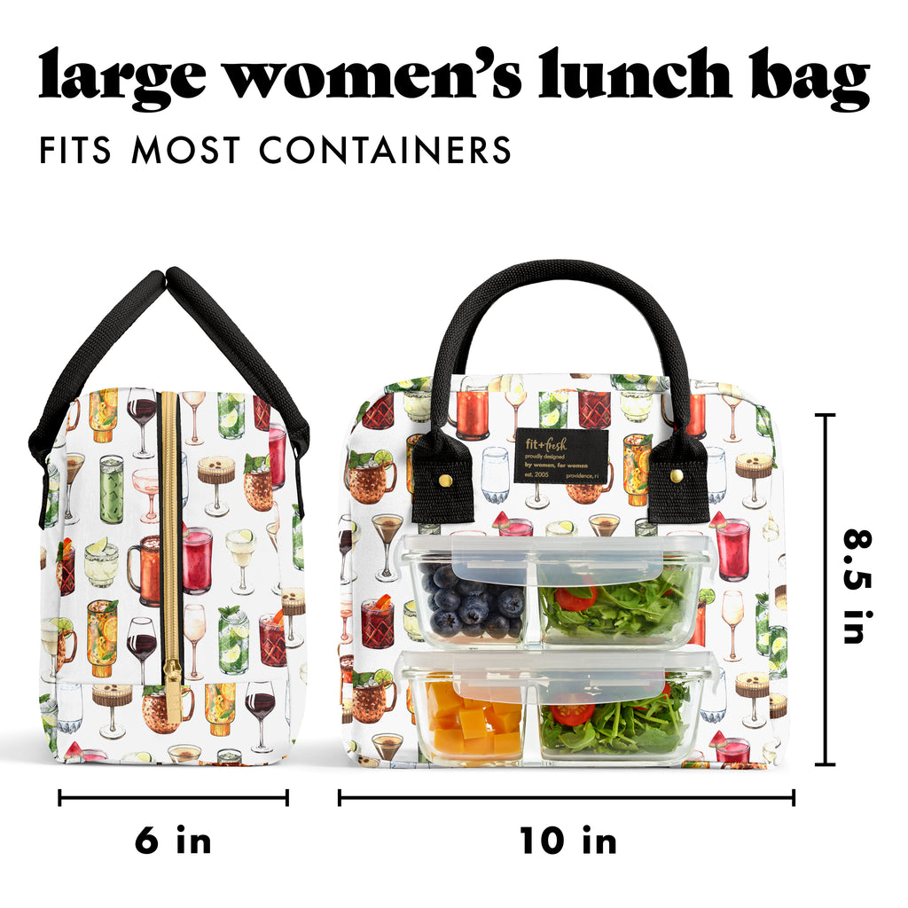 Bloomington Lunch Bag with Lunch Kit, Mixology