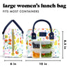 Bloomington Lunch Bag with Lunch Kit, Fruits & Veggies