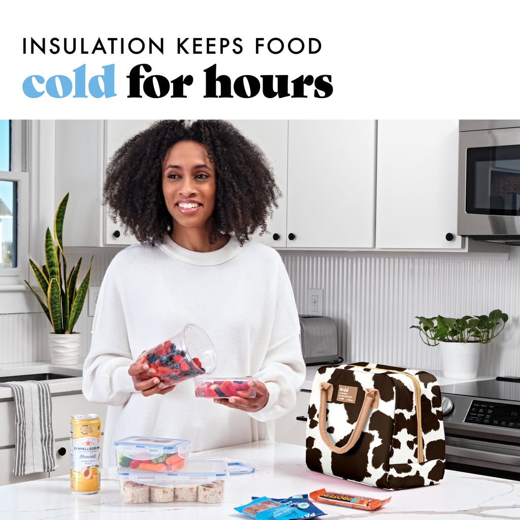 Bloomington Lunch Bag with Lunch Kit, Cowhide