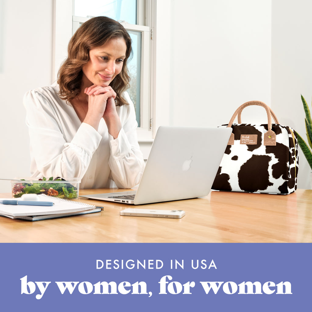 Bloomington Lunch Bag with Lunch Kit, Cowhide