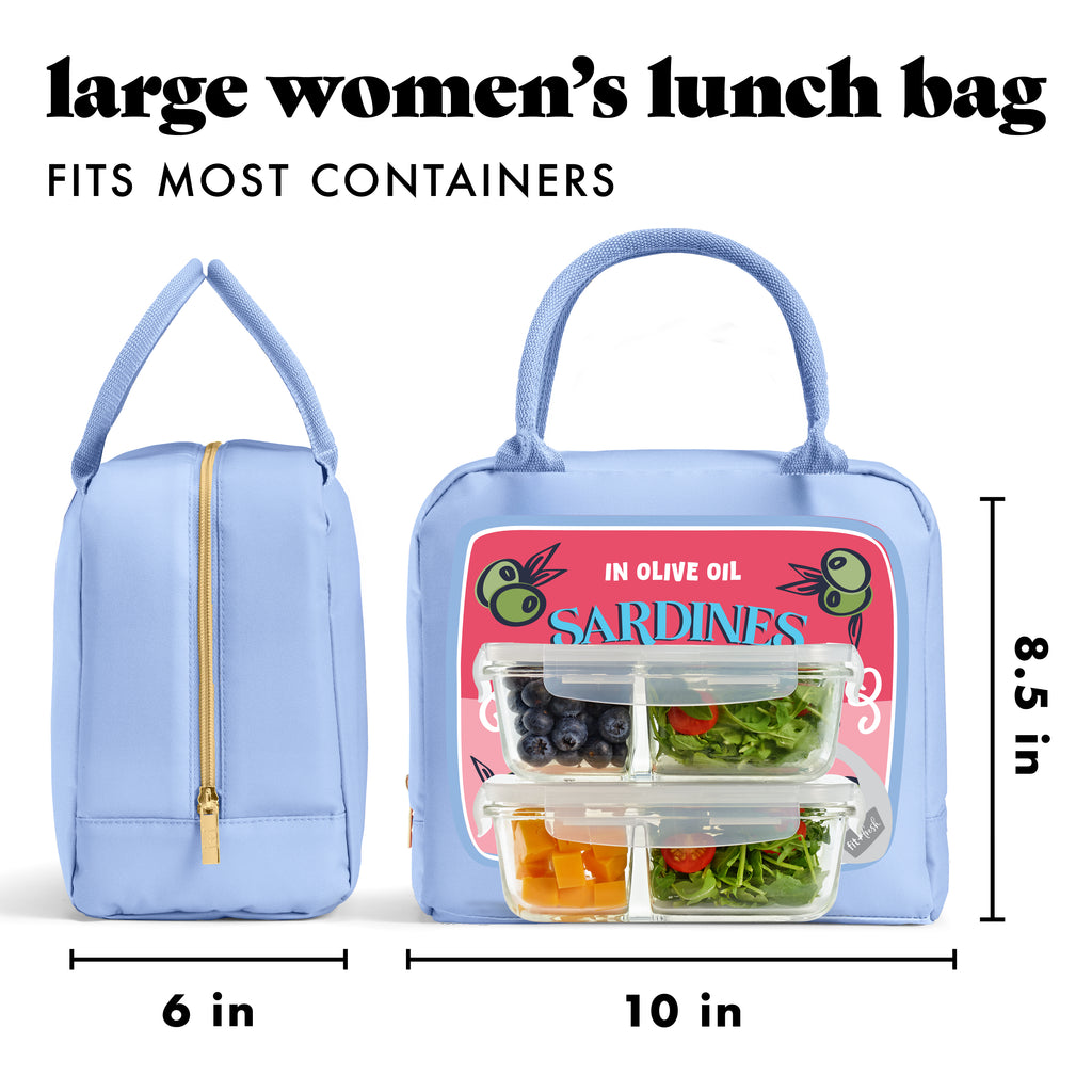 Bloomington Lunch Bag with Lunch Kit, Rose Sardine Can