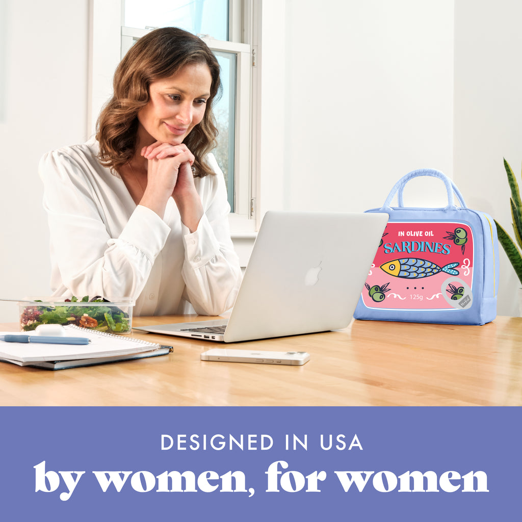 Bloomington Lunch Bag with Lunch Kit, Rose Sardine Can