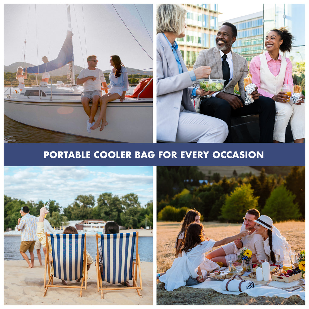 Benson 12-Can Soft Cooler Bag, Deluxe Canvas