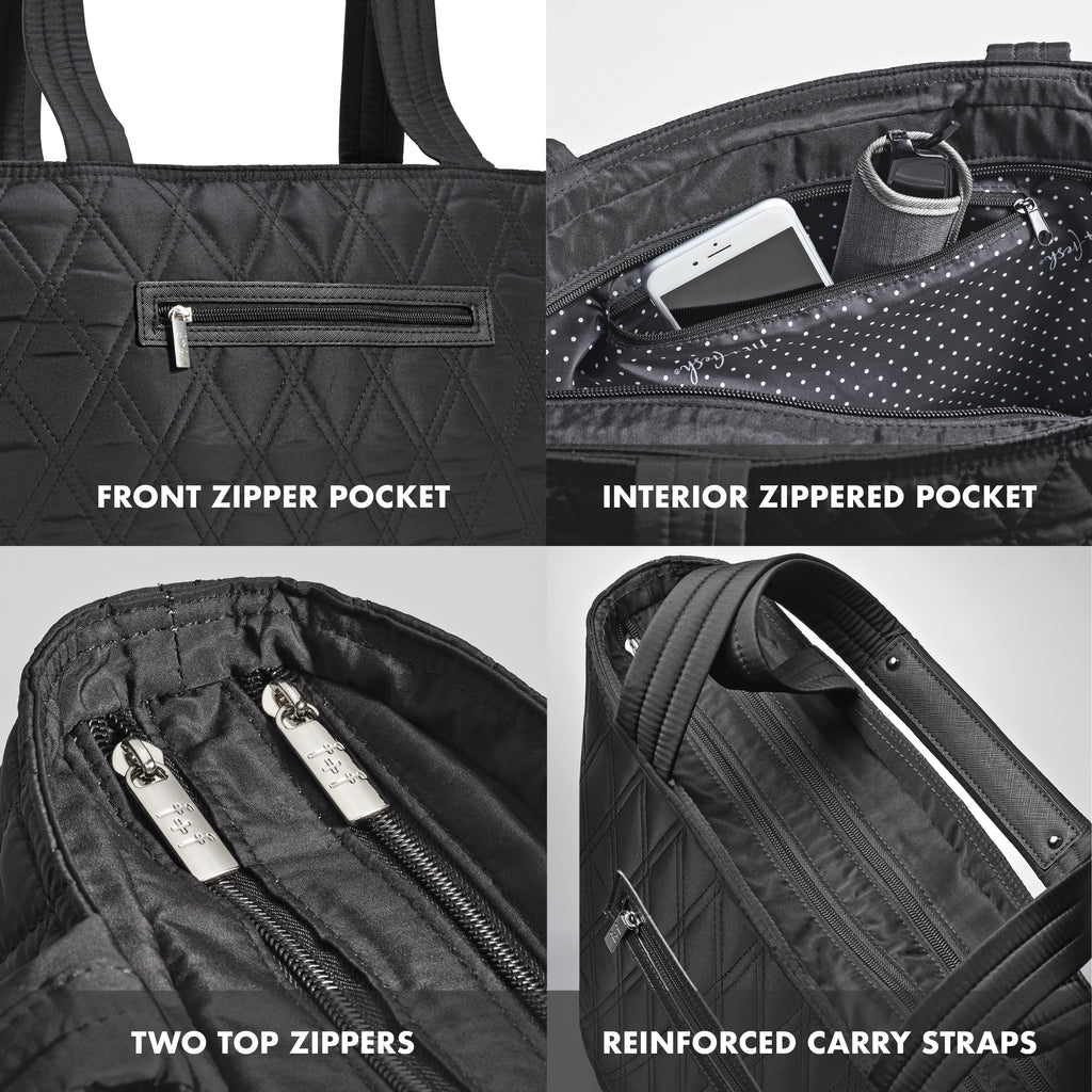 Metro Tote 2-in-1 Work Lunch Bag, Black