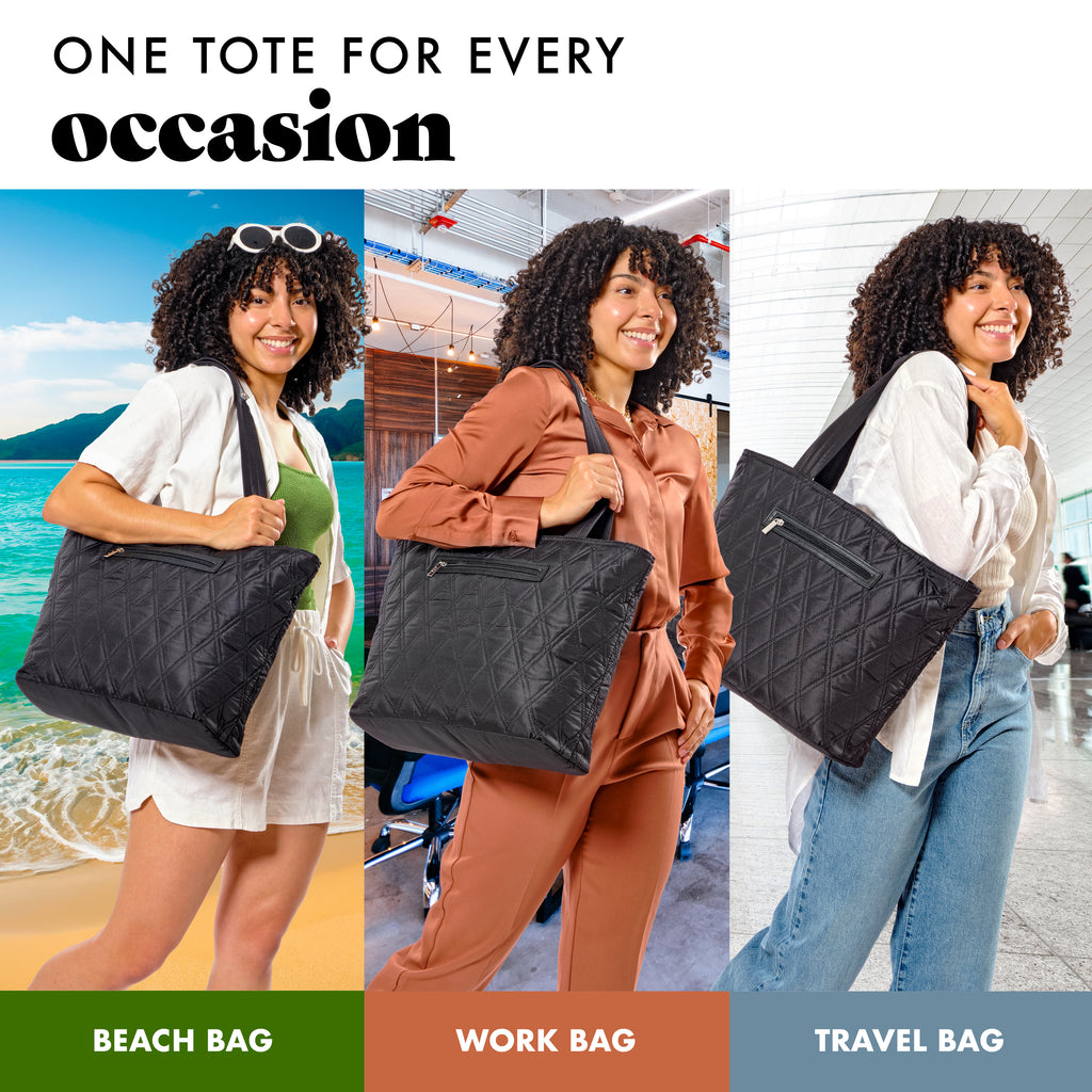 Metro Tote 2-in-1 Work Lunch Bag, Black