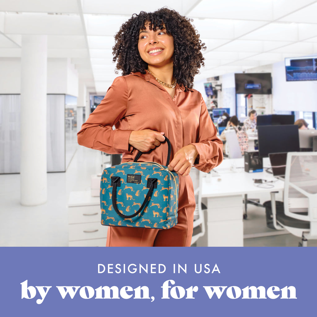 Bloomington Lunch Bag with Lunch Kit, Cheetah Pack