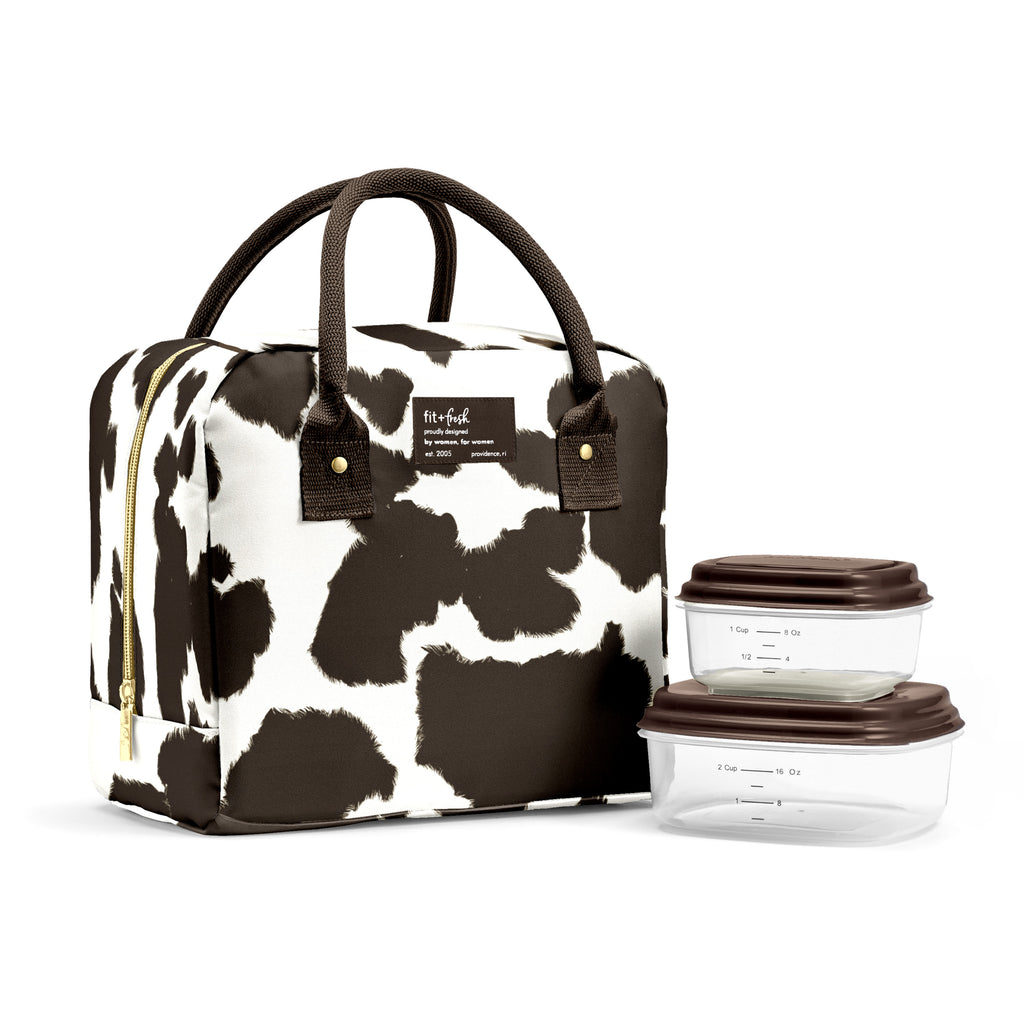 Bloomington Lunch Bag with Lunch Kit, Cowhide