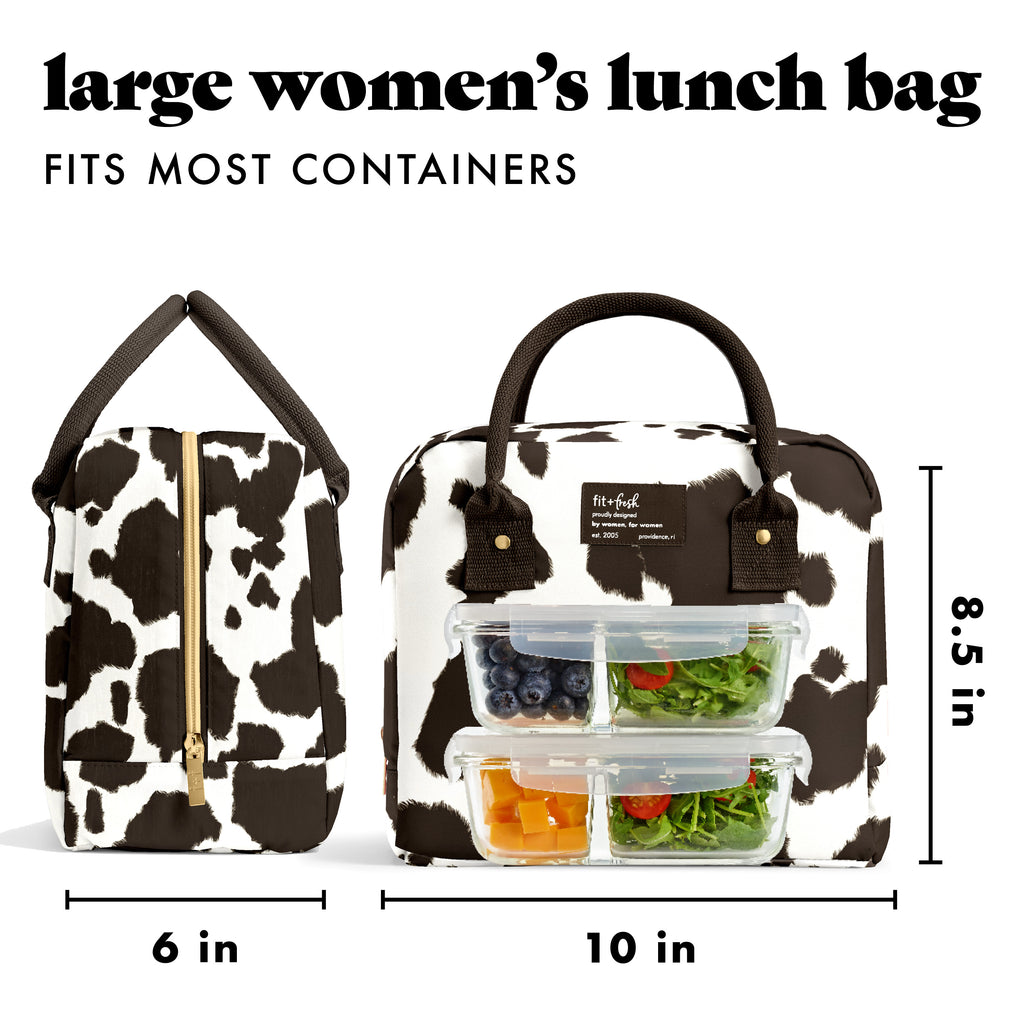 Bloomington Lunch Bag with Lunch Kit, Cowhide
