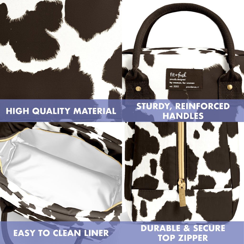 Bloomington Lunch Bag with Lunch Kit, Cowhide
