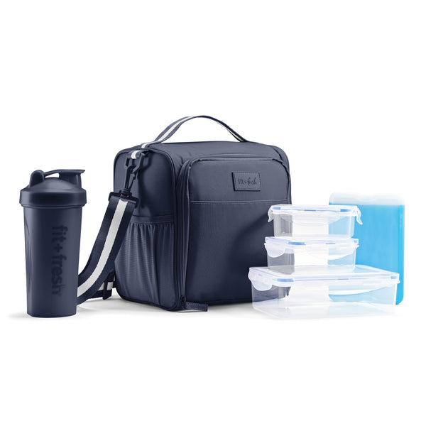 BREE Meal Prep Lunch Bag, Midnight Blue