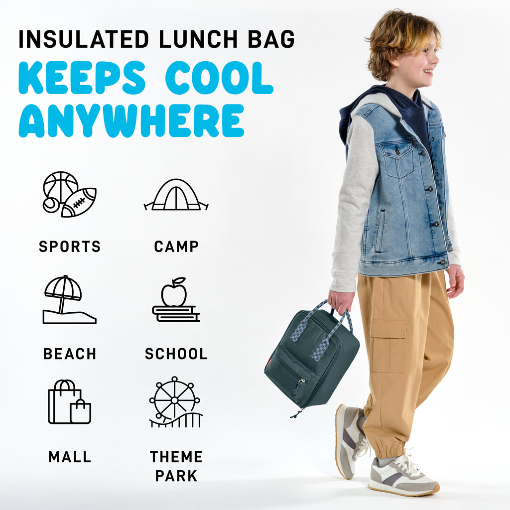 Connor Kids Lunch Bag, Boulder