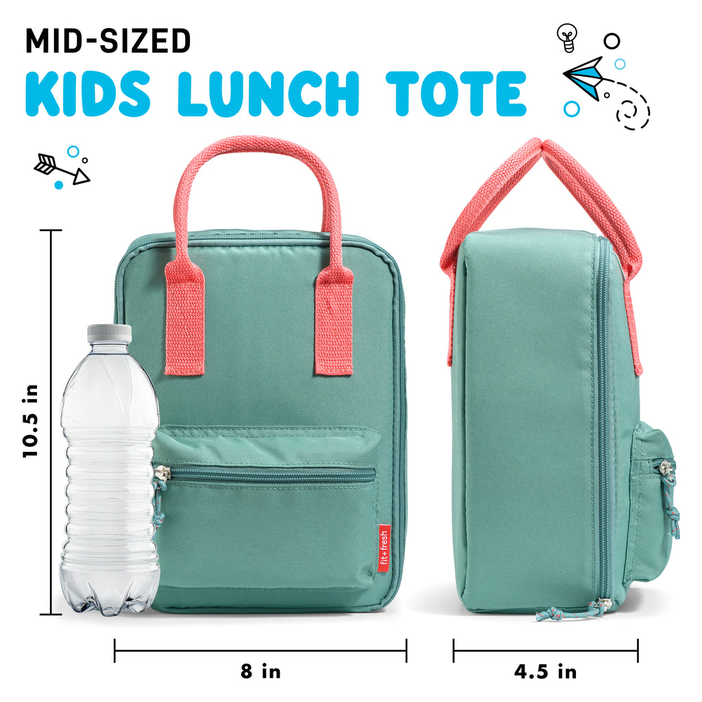 Connor Kids Lunch Bag, Seafoam