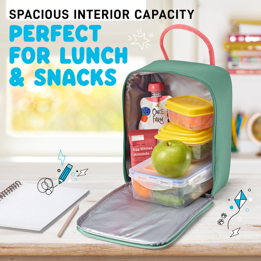 Connor Kids Lunch Bag, Seafoam