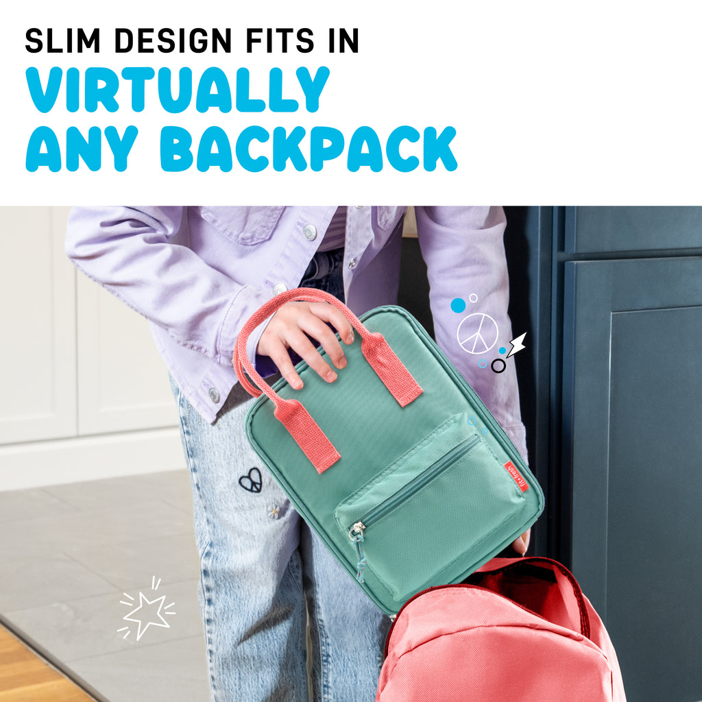 Connor Kids Lunch Bag, Seafoam