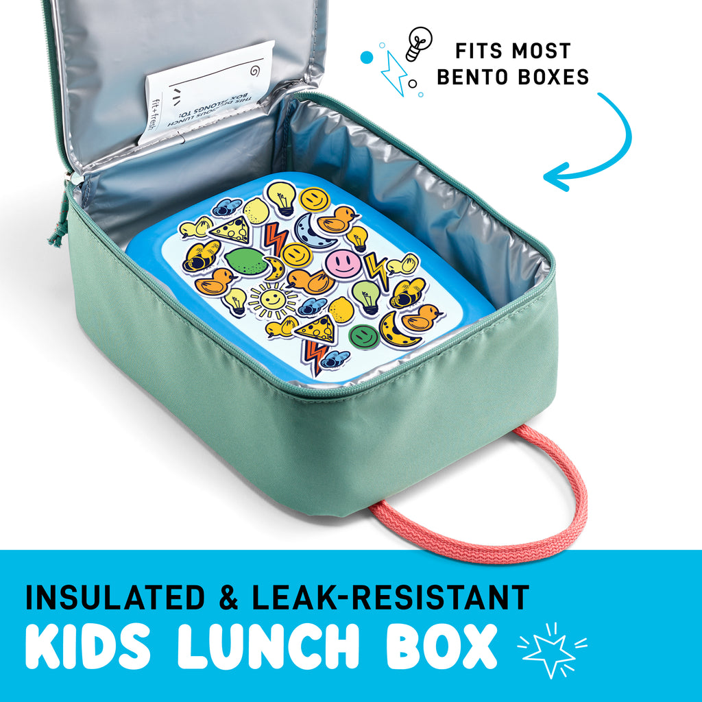 Connor Kids Lunch Bag, Seafoam